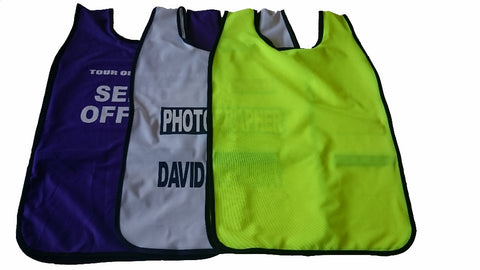 Printed and Plain Event Bibs
